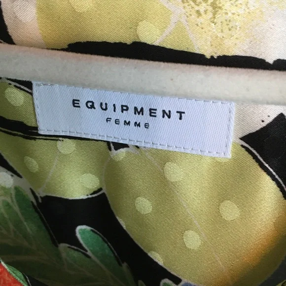 Equipment Multicolor Floral Button Down Shirt - Picture 2 of 4